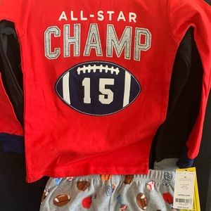 carters new pajamas boys 5t